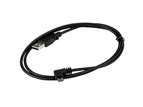 1m Micro-USB oplaad en sync kabel M/M haaks naar rechts
