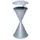 Zandasbak Zilver M 960 x 440 mm Overkapping Ketting En Hangslot