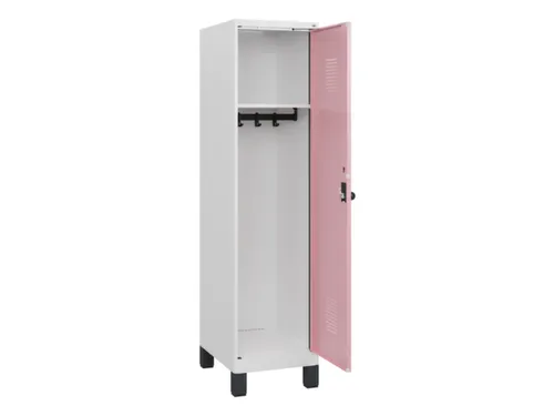 schoollocker,HxBxD 1630x400x500mm,1vak,vak B 400mm,draaigrendel,voeten