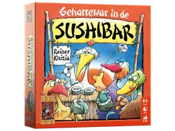 999Games Geharrewar in de Sushibar Dobbelspel 8+
