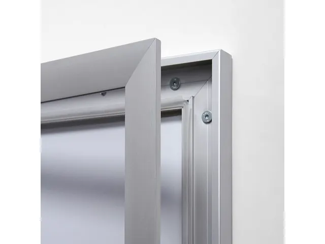 Vitrinebord Quantore luxe 2x A4 zilver