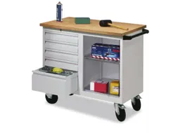 Werkplaatswagen 400kg Staalplaat 915x1090x600mm 1 Open Vak