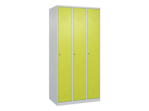 locker voor scheiding van kleding,HxBxD 1850x900x500mm,3vak