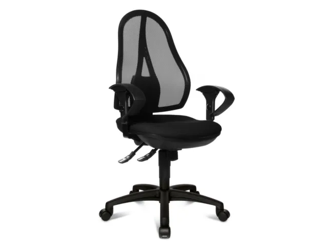 chaise de bureau pivotante,Mécan. synchrone,a. accoudoirs