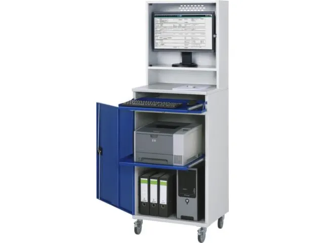 Computerkast 1770x650x520mm Uittreklade Voor Toetsenbord Monitorvak