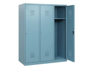 schoollocker,HxBxD 1530x1200x500mm,3vak,vak B 400mm,cil.-slot - 1
