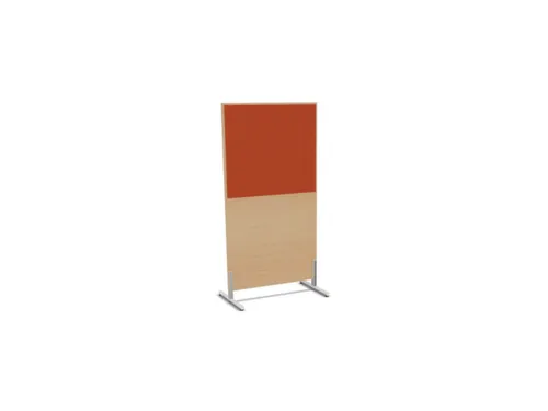 scheidingswand,HxB 1545x800mm,NE-esdoorn,BN3012-oranje