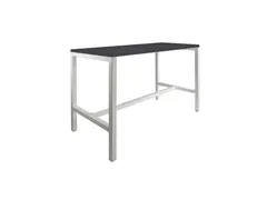 Domino Basic statafel 160x80cm 110cm houtprint schaduw 25mm alu