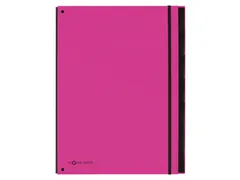 Sorteermap Pagna Trend 7 vaks A4 Pp Donkerroze