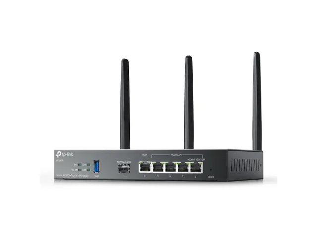 TP-Link Omada ER706W, Dual-band (2.4 GHz / 5 GHz), Ethernet LAN, Zwart