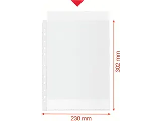geperforeerde showtas 100 % gerecycleerd A4 20 stuks - 9