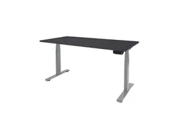 Dextro Plus Zit-sta Bureau Elektrisch 120x80 houtprint schaduw alu