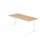 In hoogte verstelbaar bureau,HxBxD 680-850x1800x800mm,blad eiken