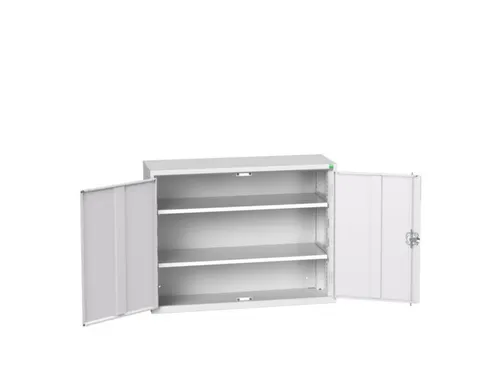wandkast 800x1050x350mm 2xStalen bodem sokkel Ral 7035 front Ral 7035