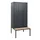 locker met bank,HxBxD 1950x900x815mm,3vak,vak B 300mm,cil.-slot