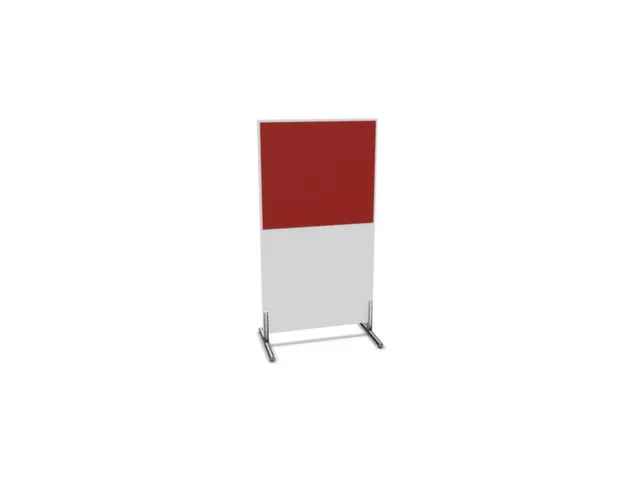 cloison de séparation,Hxl 1545x800mm,Bl-blanc,BN4011-rouge
