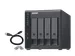 4x 3.5 inch SATA, 1x USB 3.2 Gen 1 Type-C, 65 W, 100-240V, 168.5 x 160