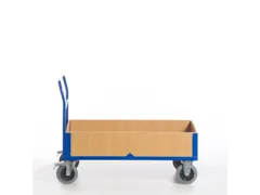 boordwandwagen,draagverm. 600kg,laadvl. LxB 1200x770mm,houtplaat