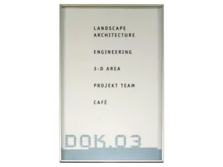 Deurbordje Hxbxd 160X100X6Mm Aluminium Profiel Acrylglas - 1