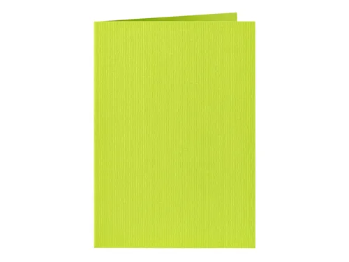 Correspondentiekaart Papicolor dubbel 105x148mm appelgroen pak à 6 st