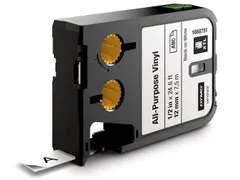 Dymo Xtl Tapes 12mm Zwart Op Wit Vinyl