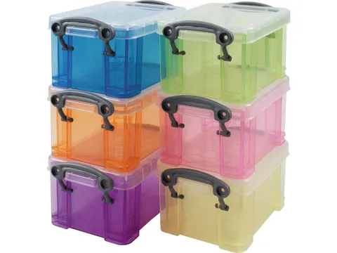 Really Useful Boxes Opbergdoos 0.33 Liter Assorti