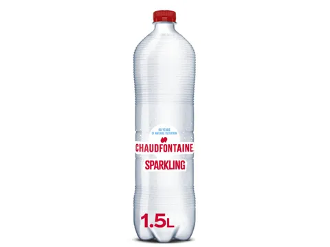 Chaudfontaine bruisend natuurlijk mineraalwater rood petles 1500ml