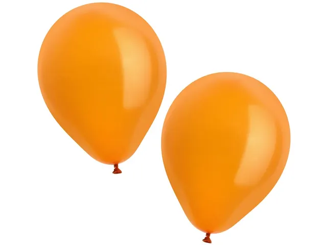 Ballon 30 cm 50 stuks oranje