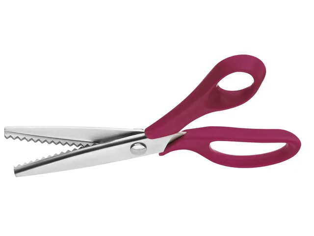 Kartelschaar Clauss 21cm kunststof magenta handgreep