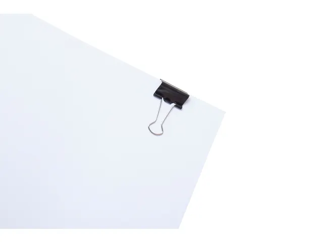 Papierklem MAUL 213 Foldback 25mm capaciteit 9mm zwart