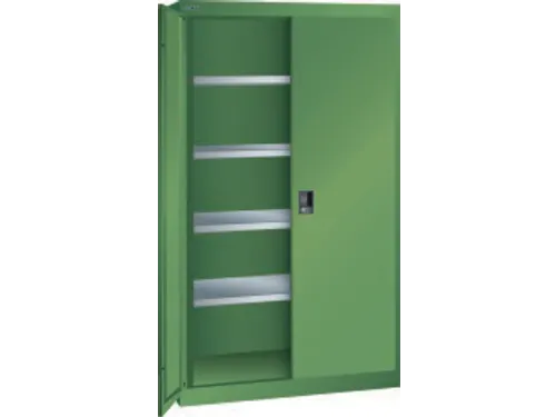 zwaarlastkast met openslaande deuren,HxBxD 1950x1100x641mm,lak RAL6011