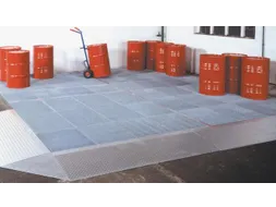 platte bodemopvangbak,opvangvol. 40l,HxBxD 123x1000x500mm,m. rooster