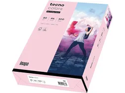 Inapa Tecno colors Gekleurd papier A4 Licht Roze 80 gram 500vel