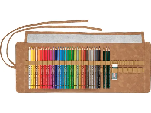 Roletui Faber Castell Polychromos potloden 30 stuks