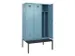 locker met bank,voor scheiding van kleding,HxBxD 2120x1200x815mm,3vak