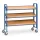 Bakkenwagen 2883 250kg 1240x415mm 3 Etages Hout Ral5007
