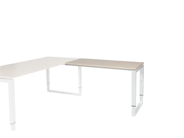 Domino Plus Aanbouw Hoogte Verstelbaar 1200x600mm Robson Eiken Wit