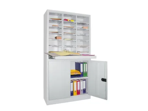 Postsorteerkast met Deuren 1950x1000x400mm 3x6 Vakken 1 Legbord