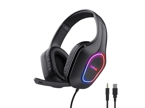 Gaming Headset Trust GXT416 Zirox LED zwart