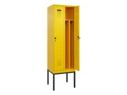 locker voor scheiding van kleding,HxBxD 2120x600x500mm,2vak