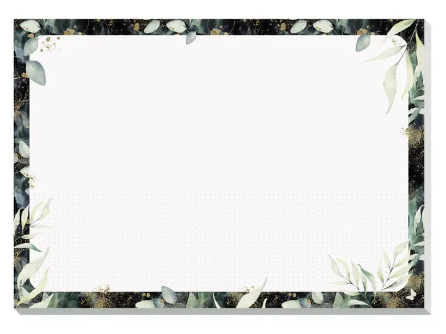 Weekplanner Beauty A4 liggend GRATIS bureauonderlegger Glamorous Leave