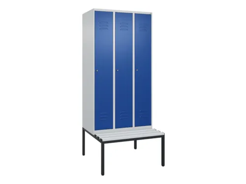 locker voor scheiding van kleding,HxBxD 2120x900x815mm,3vak