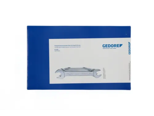 6-100 Dubbelsleutelset 10-delig 6-32mm
