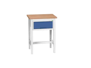 werkbank,HxBxD 780-930x700x600mm,multiplexblad,4voeten - 1