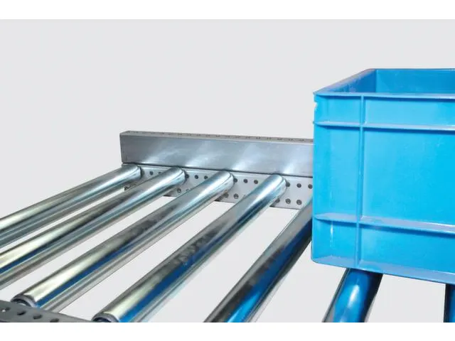 Zijwaartse geleiding,recht,v. rollenbaan,beide zijden,U-profiel,L 1m