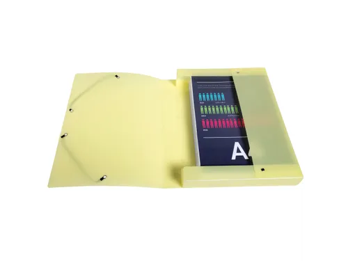 Klasseerdoos rug 40m m PP Chrom.Pastel