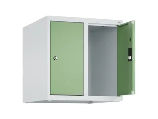 opzetkast,v. locker,2vak.,vak B 250mm,HxBxD 500x500x500mm,vleugeldeur - 2