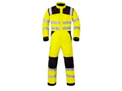 Havep 20435 coverall, houtskool/fluo geel, maat 52, per stuk