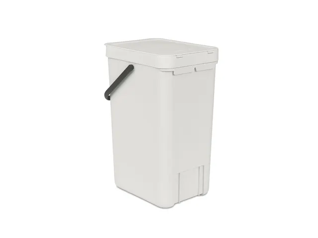 Afvalemmer Sort & Go 16 Liter Lichtgrijs