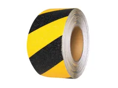 antisliplaag,geel/zwart,band LxB 18,3mx100mm